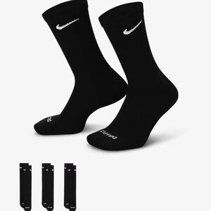 Nike Men's Black Crew Socks